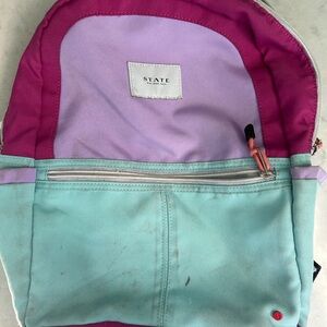 STATE Kane backpack Pink and Aqua Backpack